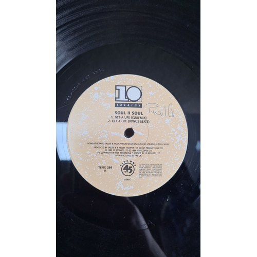 324 - 12- inch Vinyl record of Get a life by Soul II Soul, 1989, All records in this sale sold individuall... 