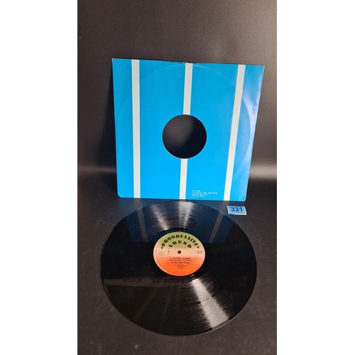 331 - Vinyl 12-inch record features 