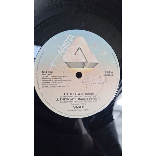 335 - Vinyl record by Snap!, "The Power," 1990, Arista label. Includes Maxi, Single, and Dub ver... 