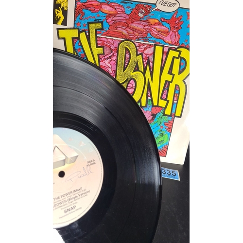 335 - Vinyl record by Snap!, "The Power," 1990, Arista label. Includes Maxi, Single, and Dub ver... 