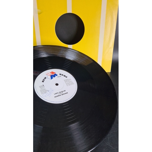 339 - Vinyl 12-inch record 'Lady in blue' by Dennis Brown   All records in this sale sold individually are... 