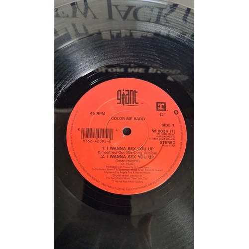 342 - Vinyl record New Jack City "Color Me Badd" All records in this sale sold individually are ... 