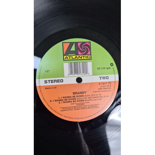 345 - Brandy "I Wanna Be Down" 12" vinyl single, released by Atlantic Records in 1994. Made... 