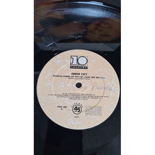 347 - Inner City "Whatcha Gonna Do With My Lovin'" vinyl, 1989. Features remixes by Kevin Saunde... 