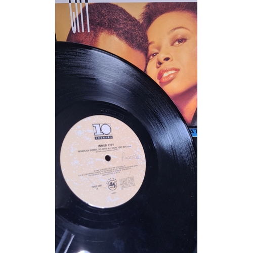 347 - Inner City "Whatcha Gonna Do With My Lovin'" vinyl, 1989. Features remixes by Kevin Saunde... 