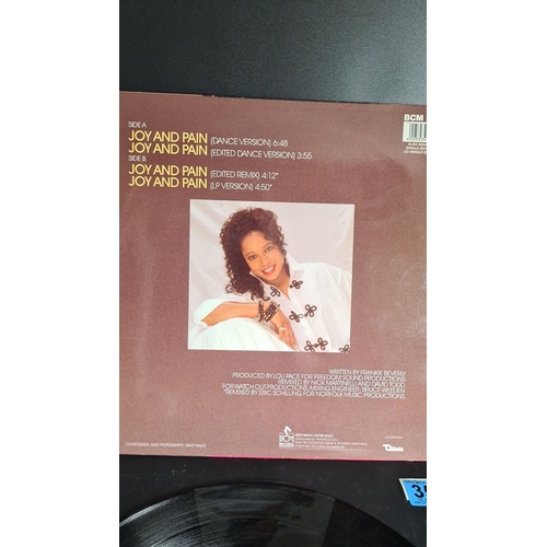 350 - Donna Allen "Joy and Pain" 12" vinyl single, BCM Records. Features dance, edited remi... 