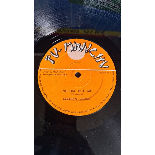 351 - Vinyl record, "No One But Me" by Gregory Isaacs, Disco 45. Featuring Bagga Walker and Pabl... 