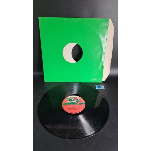 357 - 12- inch vinyl 'Talk too much' by Danny Mangaroo 1984 on Joe Gibbs Music label. 45 RPM, stereo. All ... 