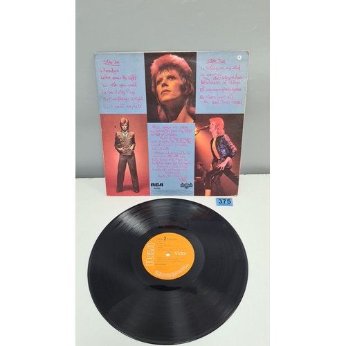 375 - David Bowie "Pin Ups" vinyl LP, 1973 RCA Records, RS 1003. Iconic cover art. Produced by K... 