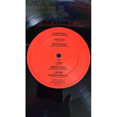 378 - Vinyl 12-inch record The Blow Monkeys featuring Sylvia Tella 'choice?'  All records in this sale sol... 