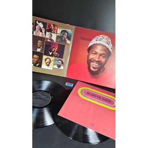 379 - Vinyl double album record, Anthology by Marvin Gaye. All records in this sale sold individually are ... 