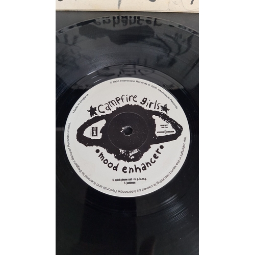 384 - Vinyl record by Campfire Girls, titled "Mood Enhancer," released by Interscope Records in ... 