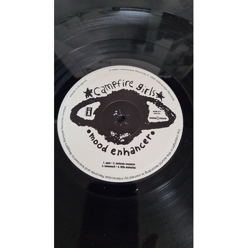 384 - Vinyl record by Campfire Girls, titled "Mood Enhancer," released by Interscope Records in ... 