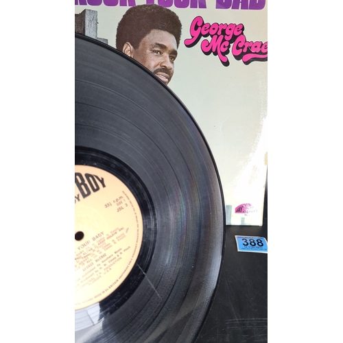 388 - Vinyl Record: "Rock Your Baby" by George McCrae, Jay Boy label, 1974. Songs by H.W. Casey ... 