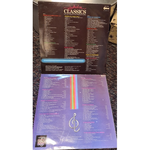 390 - Joblot of Hooked on Classics 2 LP and "Hooked on Christmas" single by Louis Clark, featuri... 