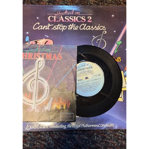 390 - Joblot of Hooked on Classics 2 LP and "Hooked on Christmas" single by Louis Clark, featuri... 