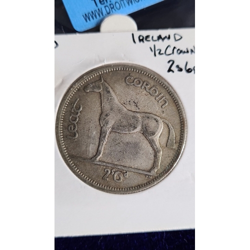 391 - 1940 Ireland 1/2 Half Crown