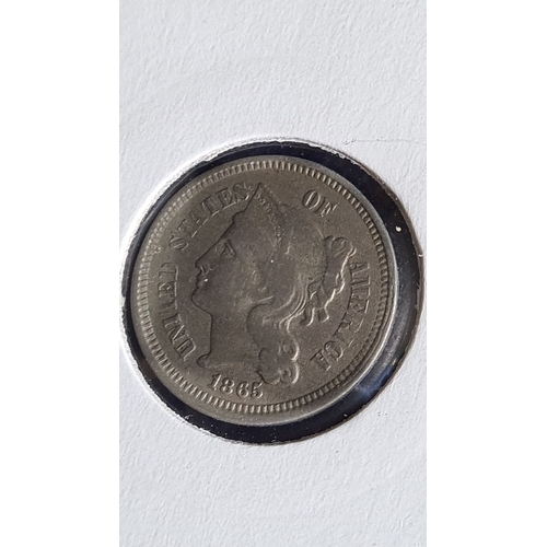 405 - 1865 U.S. Three Cent (Nickle)