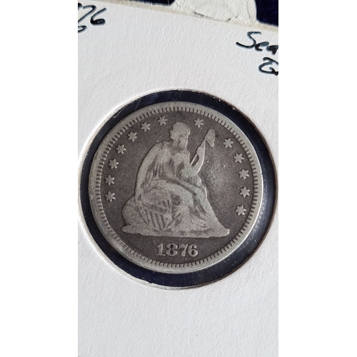 411 - 1876-P (Philadelphia) Seated Liberty Half Dollar