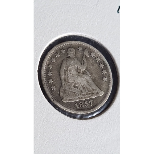 417 - 1857-P (Philadelphia) Seated Liberty Half Dime