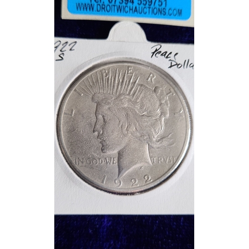 429 - 1922-S (San Francisco) Peace Dollar