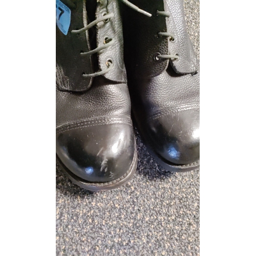 67 - Pair of size 9 original hob nail Military boots