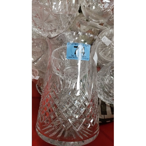 74 - Job lot of crystal glass inc vases, glasses, decanter and more