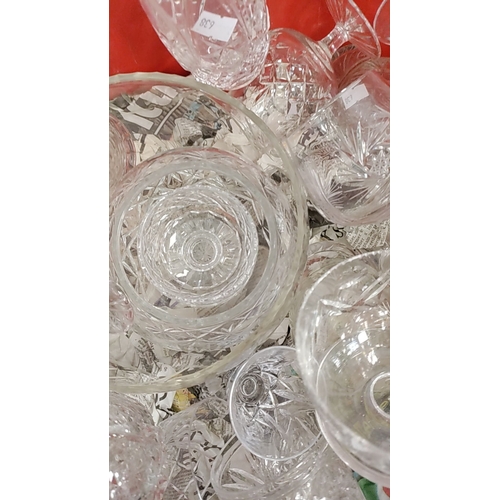 74 - Job lot of crystal glass inc vases, glasses, decanter and more