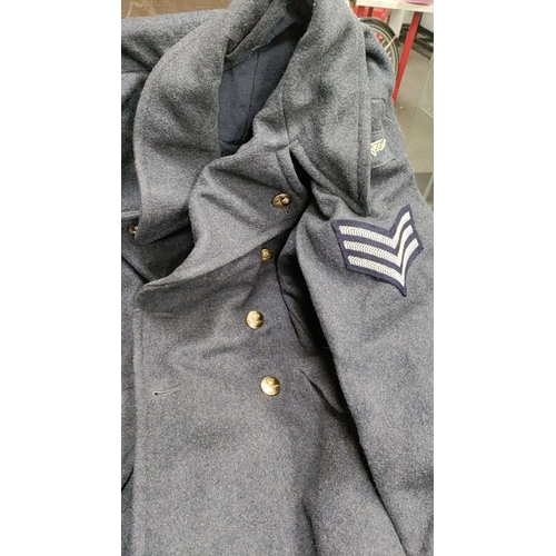 80 - British Raf Airmen post WW2 great coat