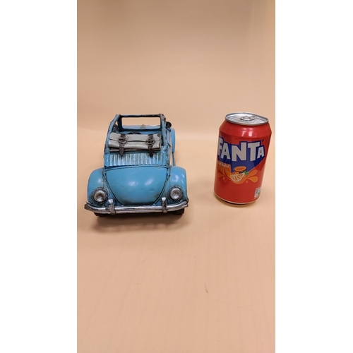 87 - Model tinplate VW Beetle