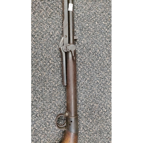 443 - Antique air rifle thought to be Lincoln Jeffries or BSA and short barreled ladies version.