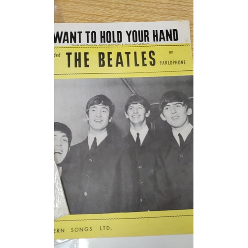 445 - Collection of Beatles  ephemera, photos  and magazines