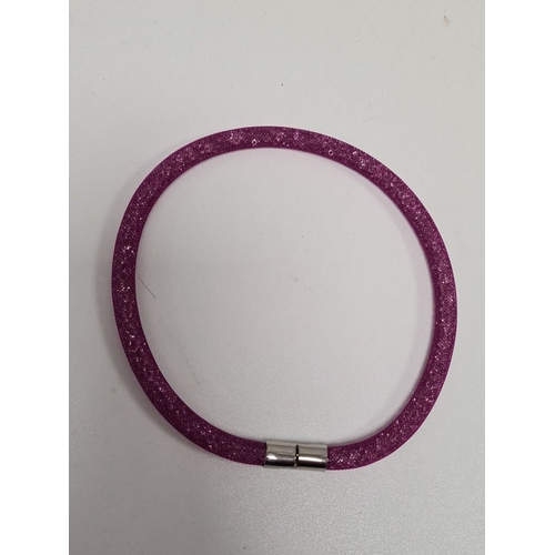 503 - Swarovski 36cm necklace in purple