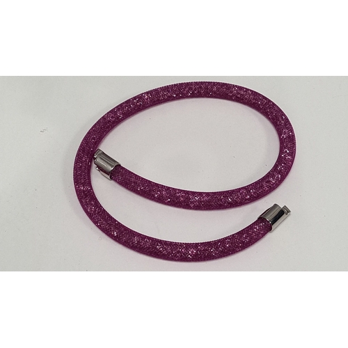 503 - Swarovski 36cm necklace in purple