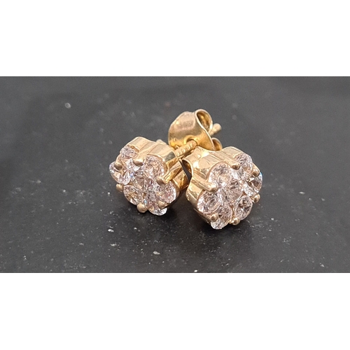 506 - Stirling silver studs gold plated