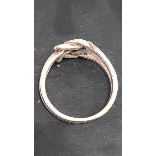 522 - White metal ring size O