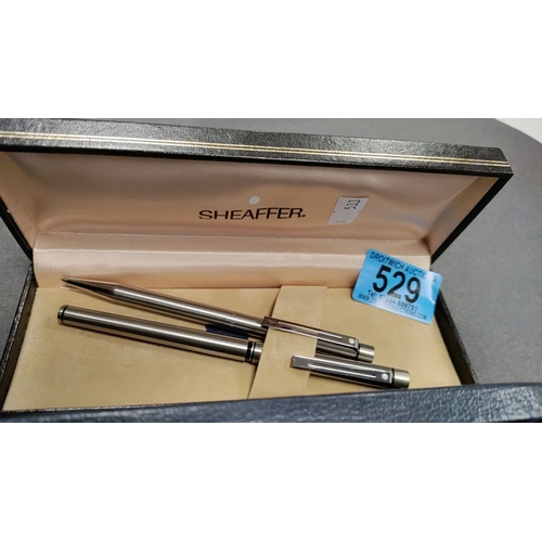 529 - Collection of boxed Sheaffer pens