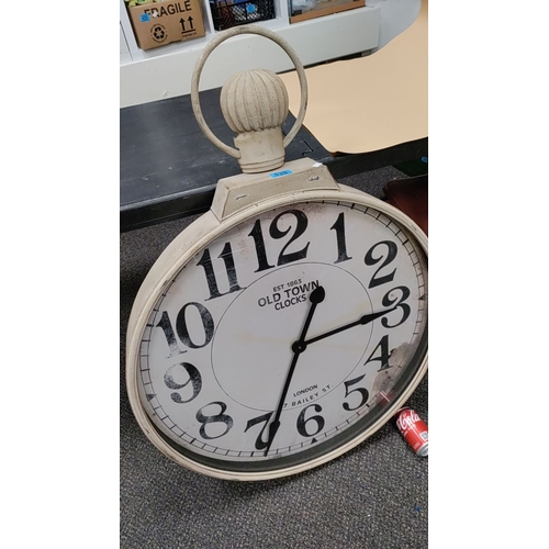 538 - Very large approx 2 feet tall pocket watch clock