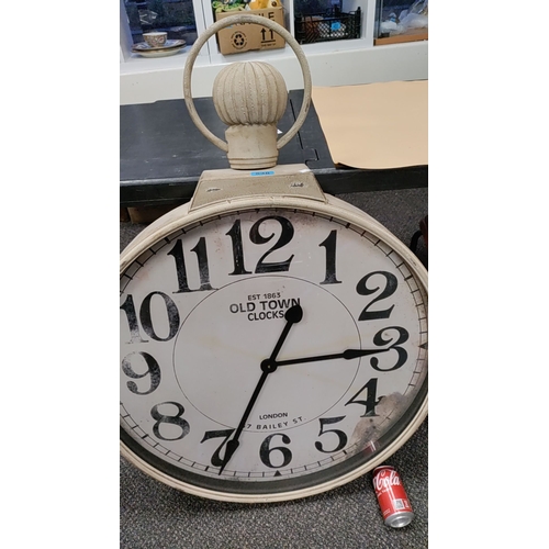 538 - Very large approx 2 feet tall pocket watch clock