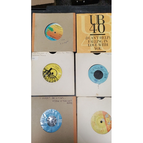 539 - Collection of 45s singles, mainly reggae and some very early. Mixed condition