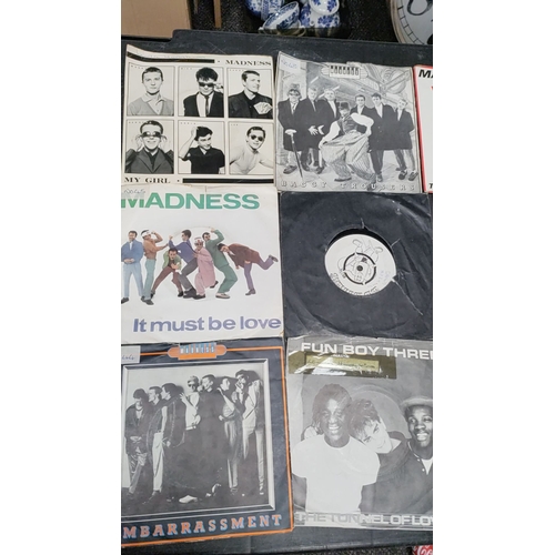 544 - Collection of 45s 2 tone Ska vinyl singles, Mixed condition