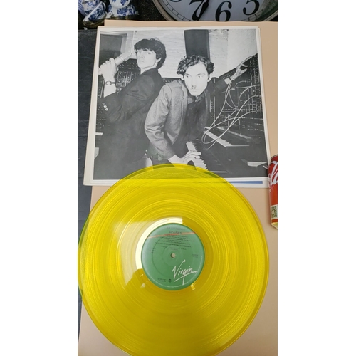 555 - 12 inch coloured vinyl record Sparks number 1 in heaven