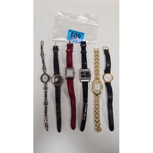 609 - Job lot of ladies watches