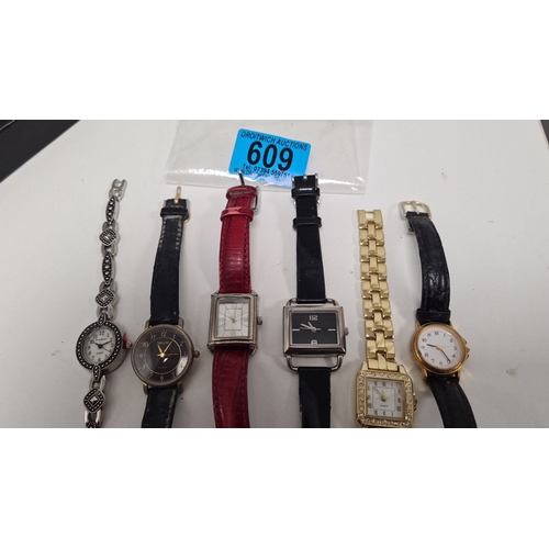 609 - Job lot of ladies watches