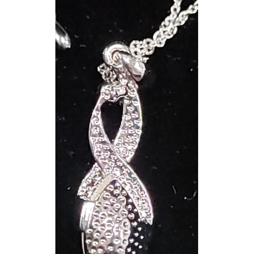 641 - Swarovski Crystal necklace with pendant 40cm long