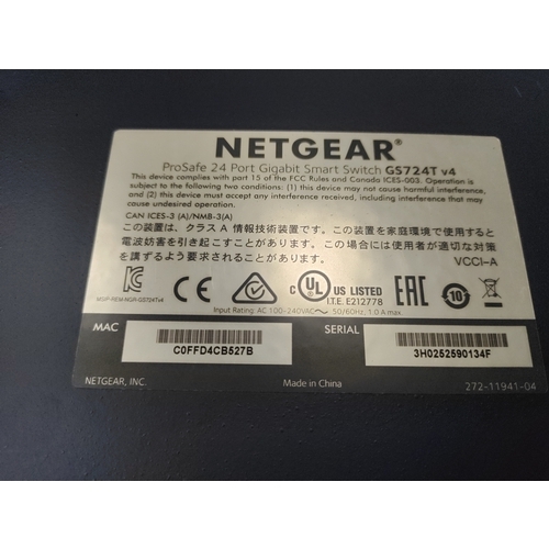 23 - Three Netgear network switches from an office clearance