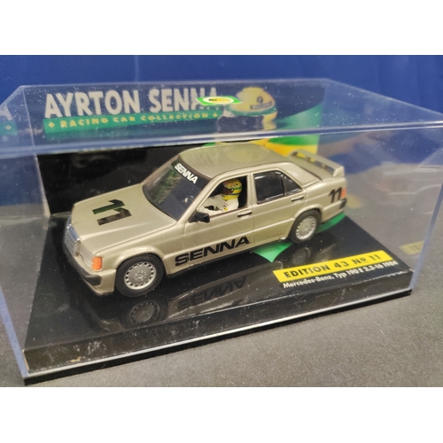 53 - Ayrton Senna Racing Cars Collection 16 total 1:43 scale cars and certificate Minichamps LANG