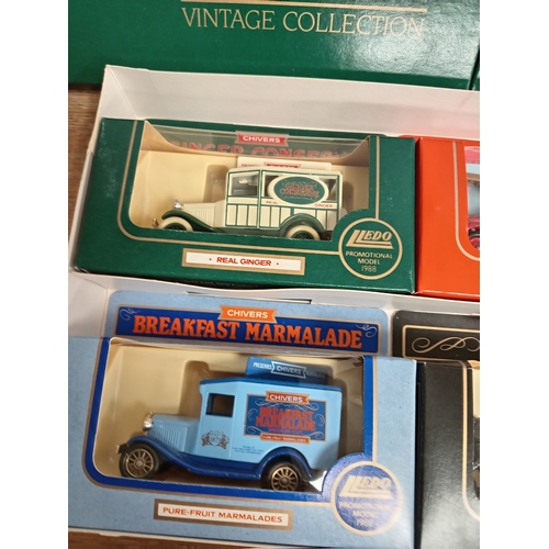 58 - Chivers Hartley vintage collection of promotional model die cast vans 8 on total