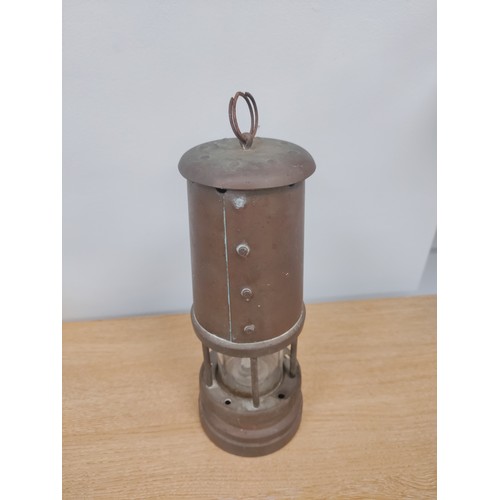 116 - A vintage miners paraffin lamp from Ferndale coal & mining co. AF. H 18cm x 8cm