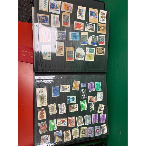 164 - Large collection of British and world stamps. Including first day covers, binders, stamp books and a... 